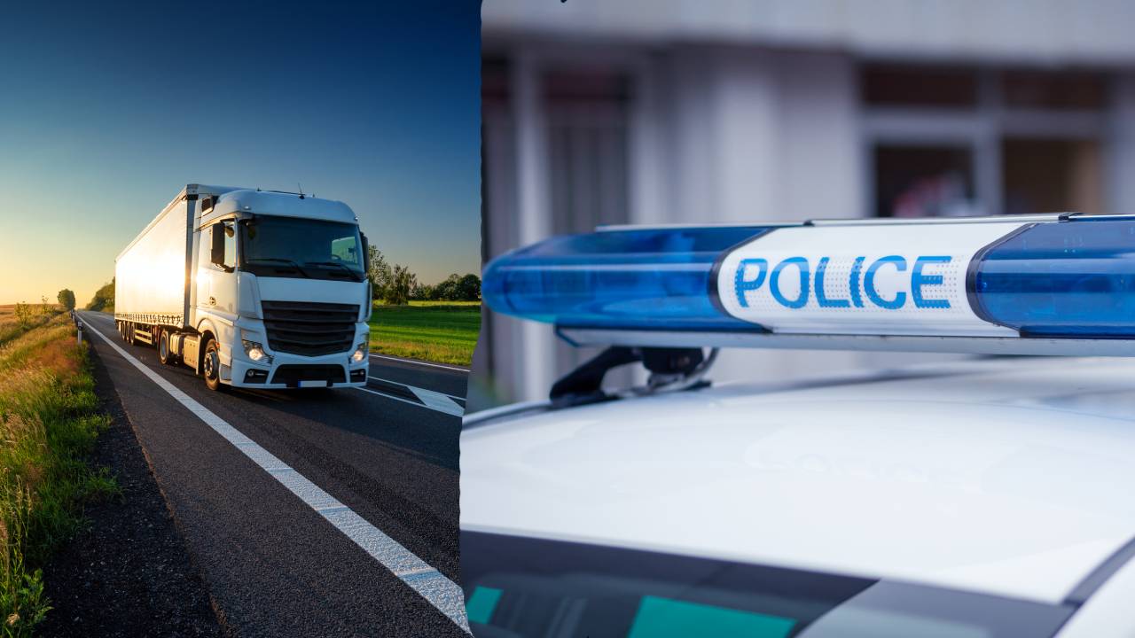 полиция камион