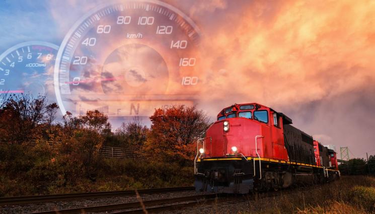 влак - БЪРЗАЙ БАВНО: Влакове пъплят в жегата