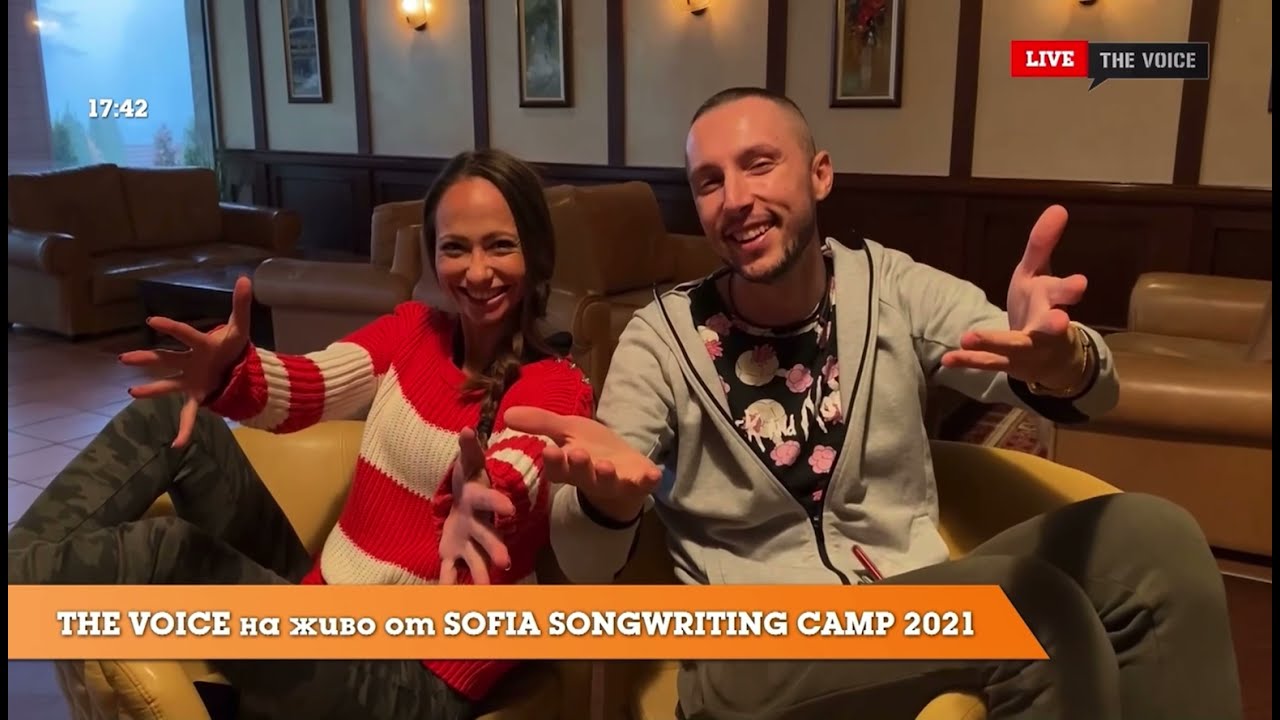 THE VOICE на живо от SOFIA SONGWRITING CAMP 2021: Ева и Jeason Brad Lewis за готините емоции [03/D5]