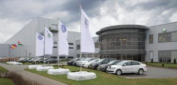 <p>Заводът на VW в Калуга.</p>