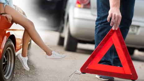 романтика кола мъж жена любов път