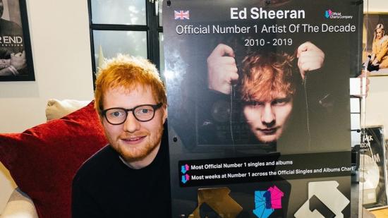 Ed Sheeran е коронясан за Артист на Десетилетието