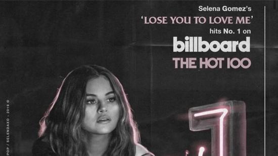Selena Gomez за първи път на първо място