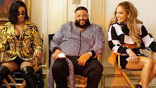 Cardi B и DJ Khaled в парче на J.Lo