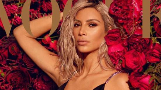 Kim Kardashian на корица в Индия