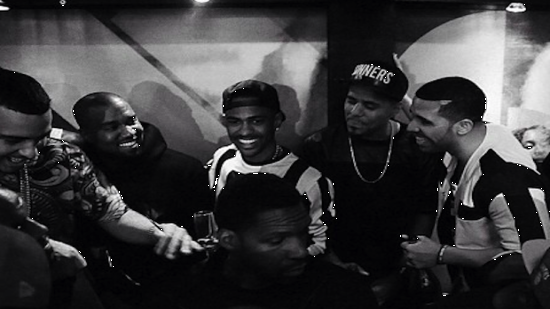 Drake и Kanye West в клип на Big Sean