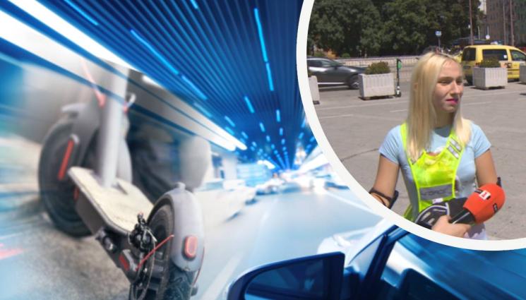 камикадце момиче тротинетка - НИКОЙ НЕ Е НАД ЗАКОНА: Глобиха камикадзето с тротинетката