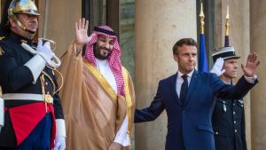 Саудитският престолонаследник принц Мохамед бин Салман благодари на френския президент