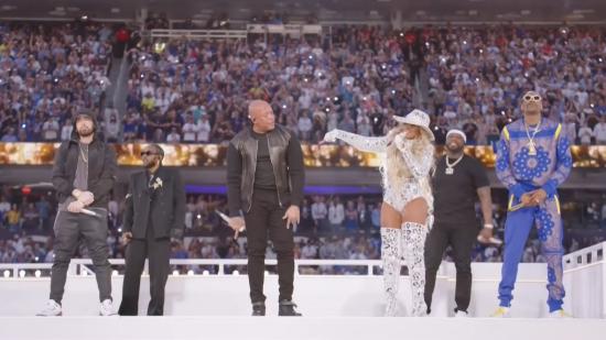 Dr. Dre, Snoop Dogg, Eminem, Mary J. Blige & Kendrick Lamar на една сцена!