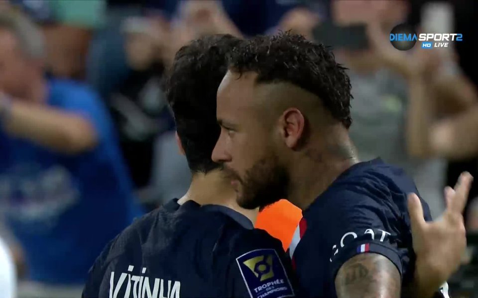 Неймар удвои аванса на ПСЖ срещу Нант. Дълбоко в добавеното