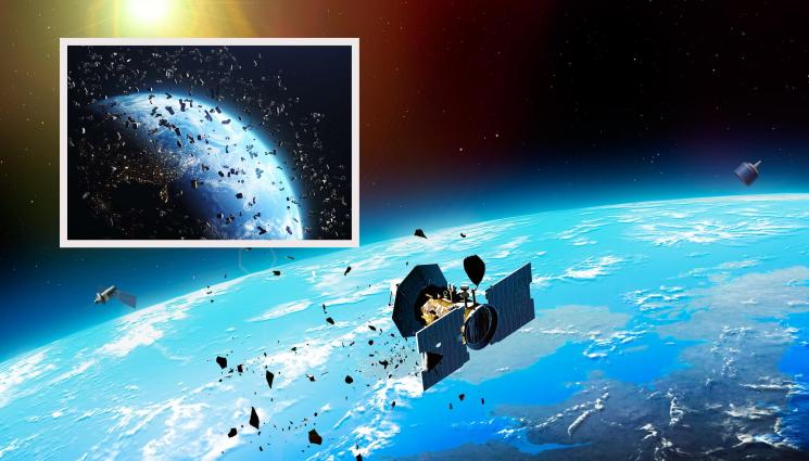 космос - ИНОВАЦИЯ: Сателит ще събира космическия боклук