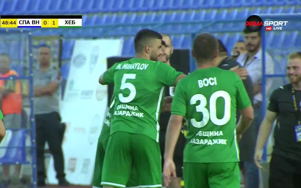 Хебър поведе с 1:0 при гостуването си на Спартак Варна