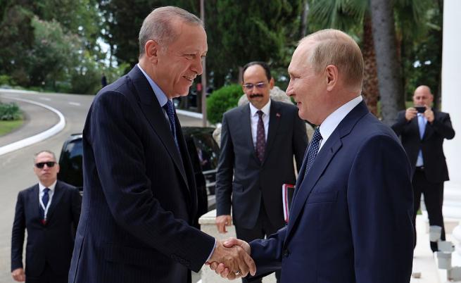 Ердоган и Путин се срещат в Русия, какво ще обсъдят
