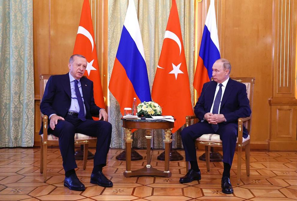 Владимир Путин и Реджеп Тайип Ердоган 