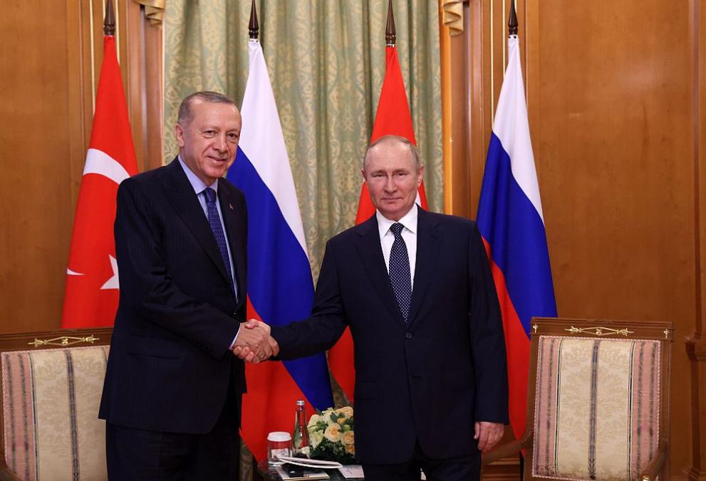  Владимир Путин и Реджеп Тайип Ердоган 