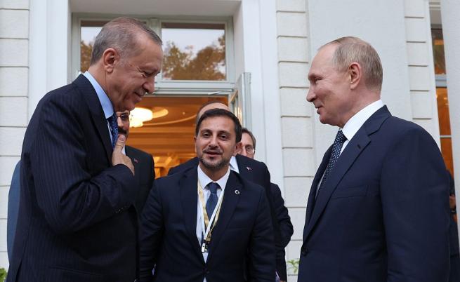 Ердоган разговаря с Путин: Трябва да се постигне мир в Украйна