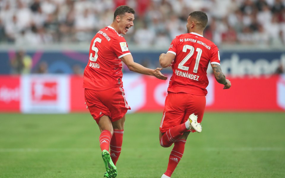 Айнтрахт Франкфурт и Байерн Мюнхен играят при 0:3 на старта