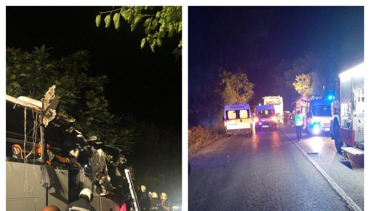 катастрофа - УЖАС НА ПЪТЯ: Тежка катастрофа между автобус и кола, има загинали