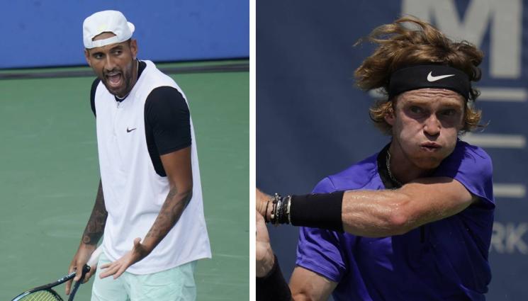 Кириос - Кириос спаси 5 мачбола и спечели два мача за полуфинал във Вашингтон, Рубльов също отстрани двама за ден