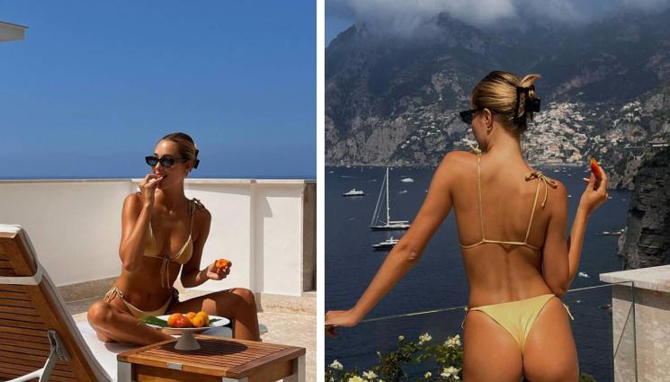 Микайла Димейтър - Съпругата на Пеле изкушава от Капри