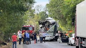 катастрофа Велико Търново автобус кола