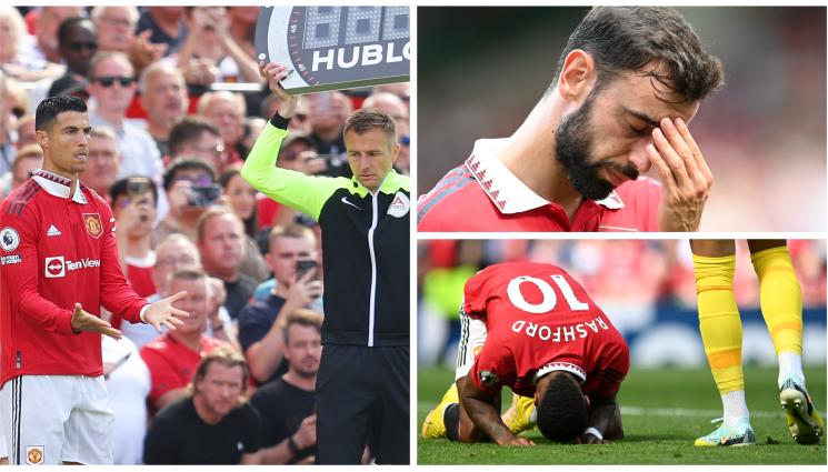 Роналдо Брайтън - С Кристиано Роналдо като луксозна резерва Манчестър Юнайтед се издъни 1:2 у дома срещу Брайтън в официалния дебют на Тен Хаг (ВИДЕО)