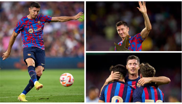 Левандовски Гампер - От Барселона помолили Левандовски да не вкарва