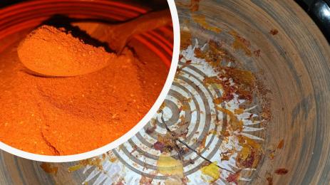 червен пипер люспи