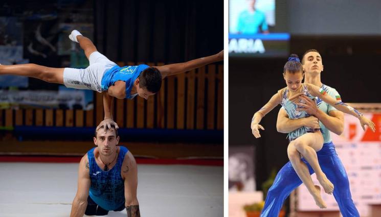 акробатика - Шампиони се събраха в мъжка двойка. Димитров и Стоянов ще гонят медали на европейското по акробатика у нас догодина