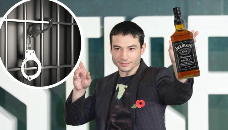 Езра Милър кражба арест взлом - ПАК СЕ ЗАБЪРКА В НЕПРИЯТНОСТИ: Обвиниха Езра Милър в кражба и влизане с взлом