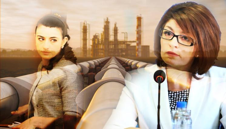 деса и лена - ВЗРИВООПАСЕН СБЛЪСЪК: Лена Бориславова и Десислава Атанасова в газова схватка