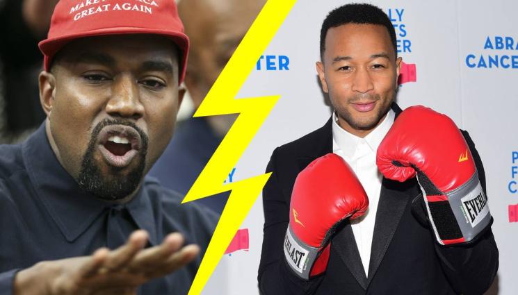 Кание Уест - Политиката скара Джон Леджънд и Кание Уест