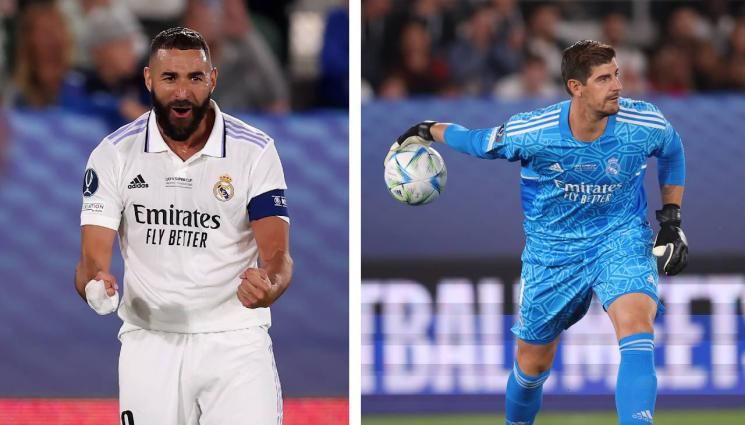 Реал Мадрид - Бензема и Куртоа с постижения за историята в Реал Мадрид