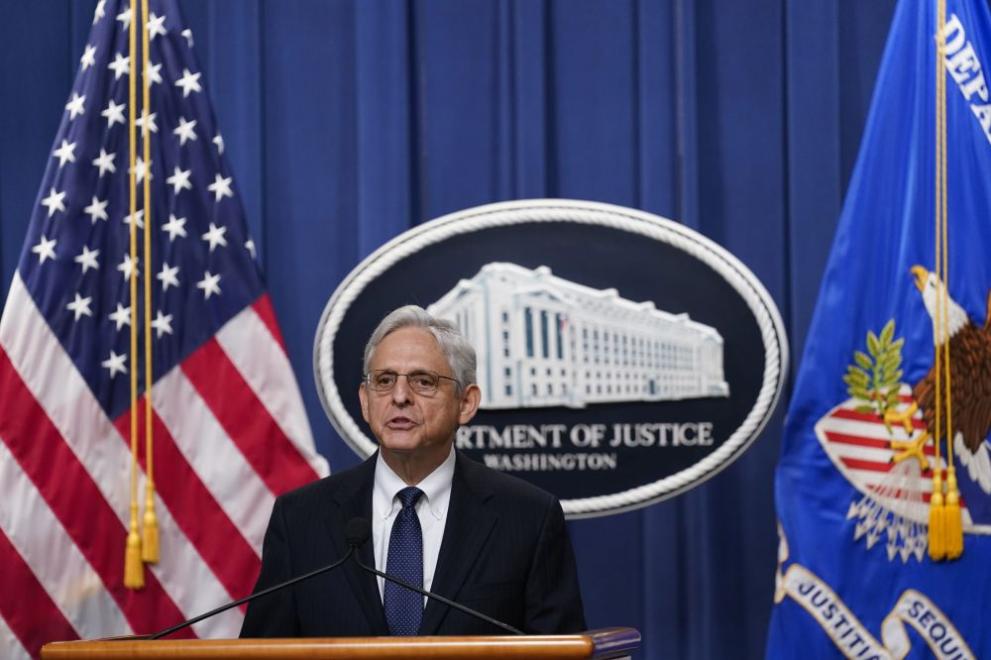  Главният прокурор на Съединени американски щати Мерик Гарланд 