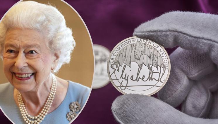 монета - ПЛАТИНЕНИЯТ ЮБИЛЕЙ: Пускат уникални монета с подписа на кралица Елизабет II