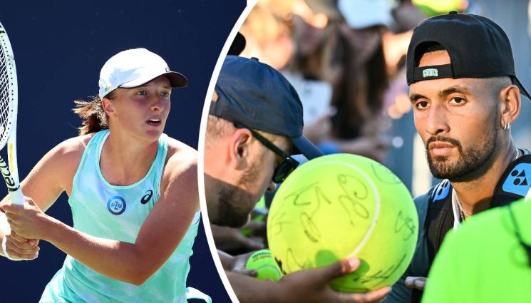 тенис - Бразилка спря световната номер 1 към 50-ата й победа, Кириос не остави никакви шансове на екзекутора на Гришо