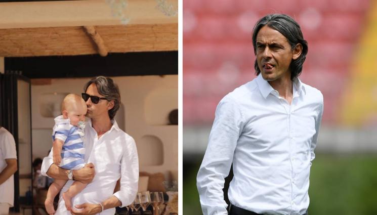 Филипо Индзаги - Пипо Индзаги чества 49 г. с бебе на ръце. Ти си всичко красиво на този свят, обясни му се 32-годишната му половинка