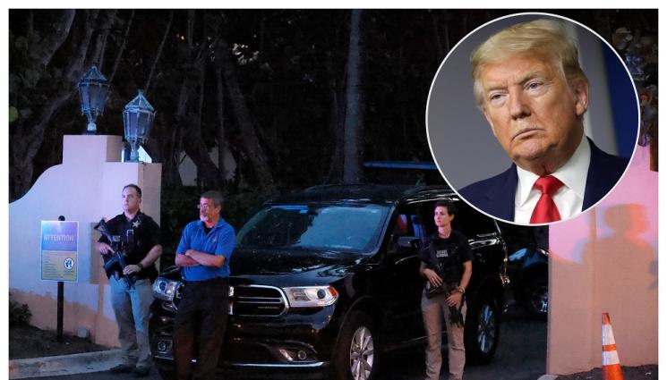 акция Тръмп обиск дом резиденция - След акцията на ФБР в дома му: Тръмп опроверга твърдения, че са търсени документи за ядрени оръжия