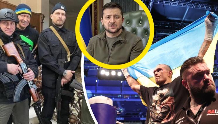 Усик - Зеленски с послание за Усик - да покаже срещу Джошуа, че Украйна е страна на сериозни, силни и мотивирани хора