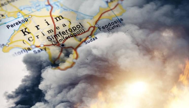 взрив - Склад за боеприпаси се взриви в Северен Крим (ВИДЕО)