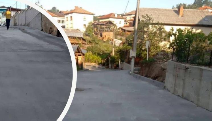 ремонт бетон - НЕВОЛЯТА УЧИ: Село бетонира улици и тротоари
