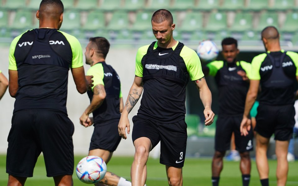 Лудогорец проведе последна тренировка преди домакинството на Жалгирис. Срещата е