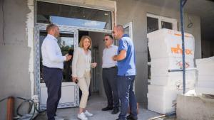 Кметът на София Йорданка Фандъкова провери изграждането на нови сгради