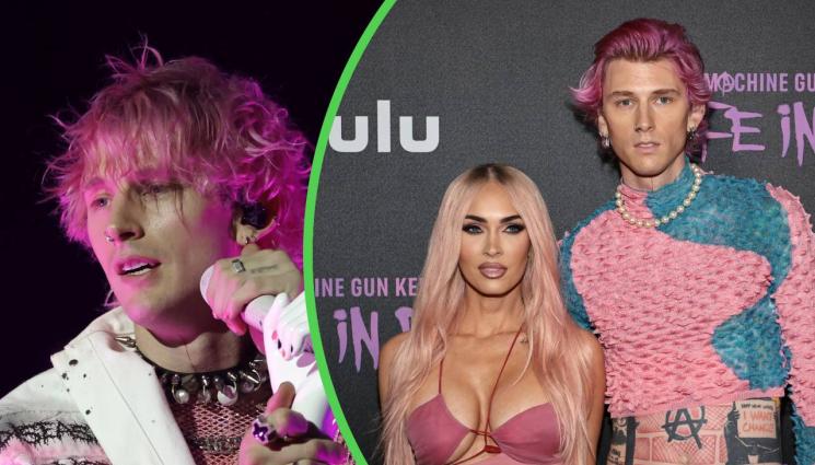 MGK - Гаджето на Меган Фокс си разби чаша с вино в главата по време на концерт