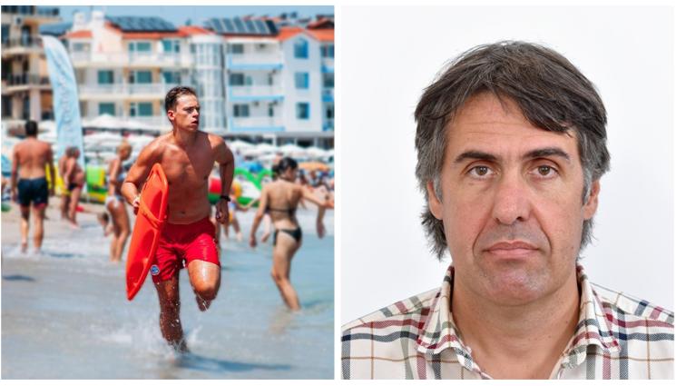 з - Иван Георгиев, инструктор по водно спасяване пред 