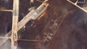 Взривовете във военновъздушната база Саки на анексирания Кримски полуостров по рано
