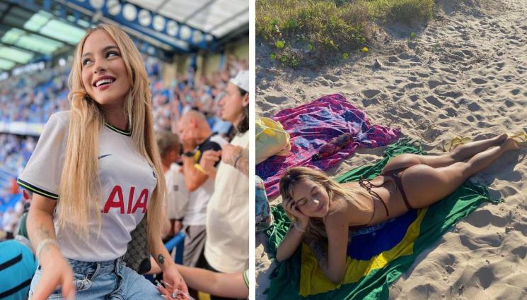 футболно гадже - Нападател на Тотнъм показа новата. Актрисата и модел става популярна в сериала „Игра с огъня“