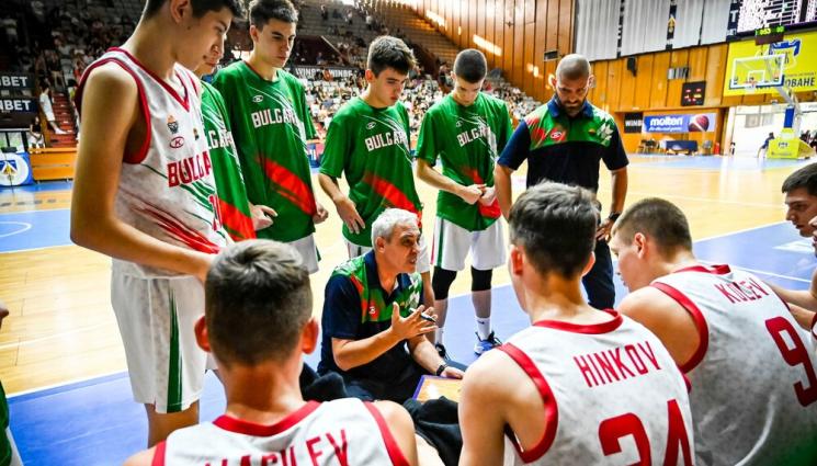 баскетбол - Младите ни баскетболисти ще играят за третото място на европейското в София