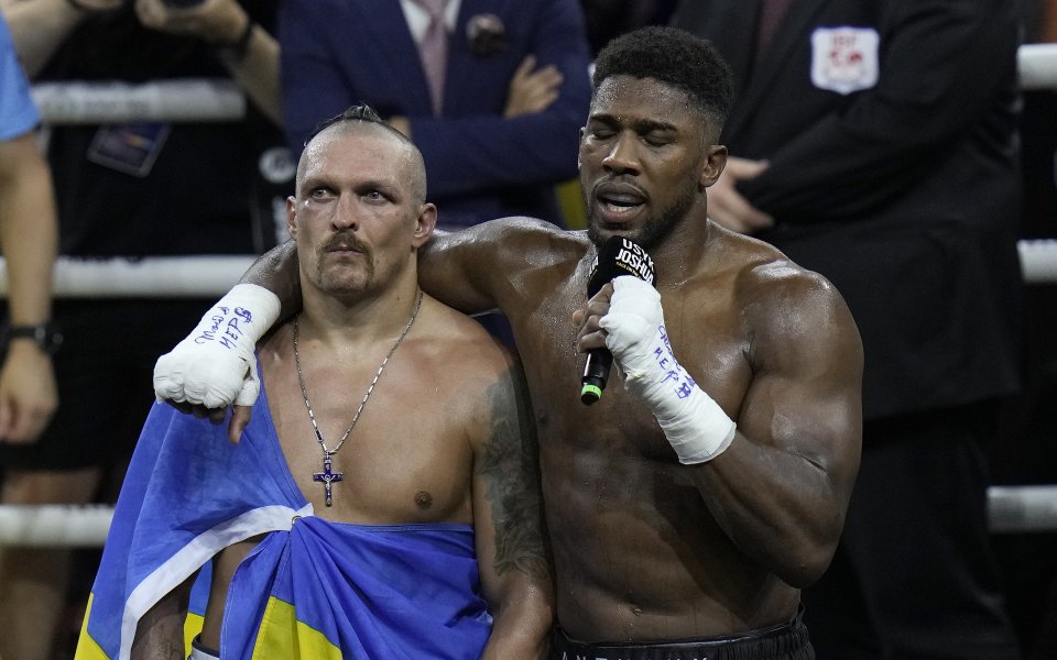 За разлика от Олександър Усик и Тайсън Фюри, Антъни Джошуа