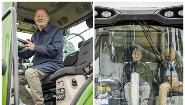 Олаф - ПРЕД ДИЛЕМА - шофьор или фермер: Германският канцлер избира какъв да стане след политиката